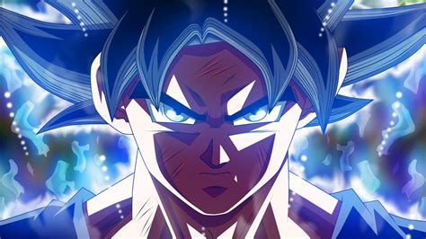 Download Wallpaper 1600x900 Wounded Son Goku Ultra Instinct Dragon