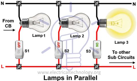 Series connection of lighting points. How To Wire Lights in Parallel? Switches & Bulbs Connection in Parallel