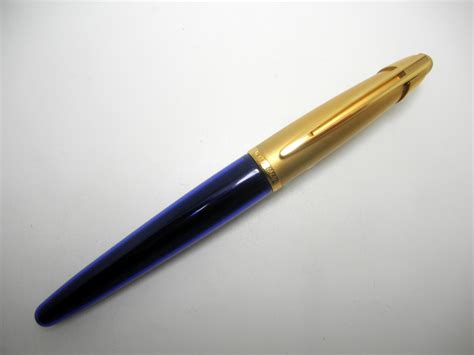 Waterman Edson Sapphire Blue Roller Ball Pen Bertram S Inkwell