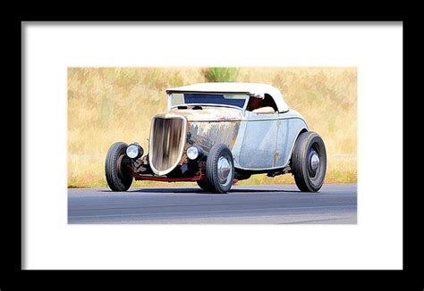 1934 Roadster Framed Print By Steve Mckinzie Framed Prints Roadsters
