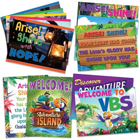 Decorating Poster Pak Discovery On Adventure Island Vbs 2021 By