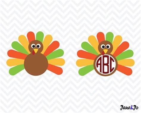 Turkey SVG Turkey Cut File Svg Thanksgiving Svg Turkey Etsy