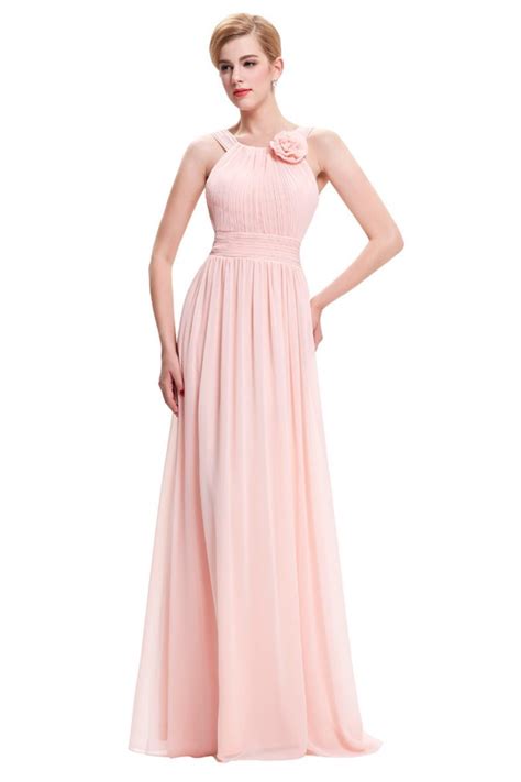 Azazie has a collection of blushing pink bridesmaid dresses & gowns. Sheath Long Blush Pink Chiffon Ruched Bridesmaid Dress ...