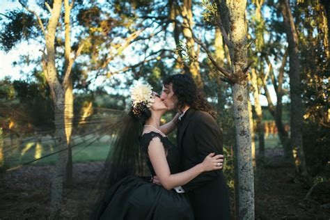 Spectacular Gothic Wedding In New Zealand Vivien And Nick · Rock N Roll