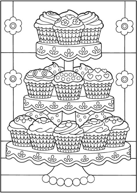 Free Easy To Print Cupcake Coloring Pages Cupcake Coloring Pages