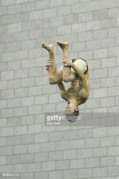 Jack Matthews Of The Ohio State Diving Club Competes During The News