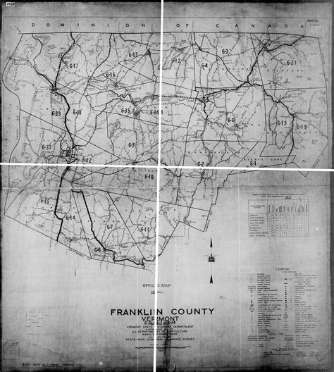 1940 Census Maps Franklin Co Vt