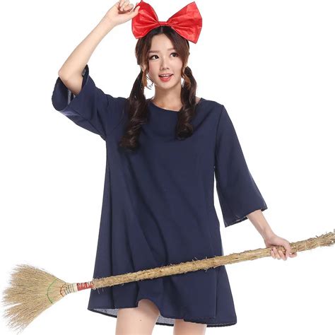 Free Shipping Kikis Delivery Service Witch Kiki Dress Cosplay Costume