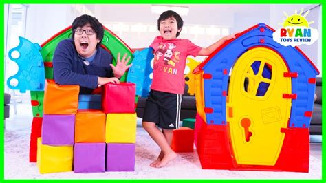 Ryan Pretend Play With Playhouses For Children Youtube