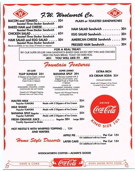 All day breakfast, comfort food, steaks, chops, pasta, burgers and sandwiches are the. Nifty 50s Shop | 1950's Style Diner Menu | Diner menu ...