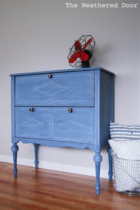 General finishes water based milk paint, 1 quart, snow white. A Soldier Blue Milk Paint Cabinet with a White Wax Finish ...