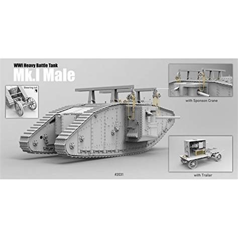 Takom Tak2031 Wwi Heavy Battle Tank Mk I Model Kit Male 2 In 1 Buy