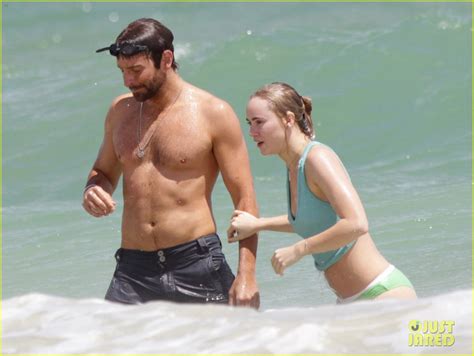 Bradley Cooper Shirtless At The Beach With Suki Waterhouse Photo Bikini Bradley