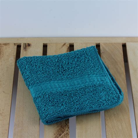 Mainstays Basic Bath Collection Single Washcloth Solid Turquoise
