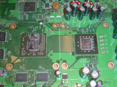 Xbox 360 Motherboard With Cpu Gpu Heatsinks Removed Flickr