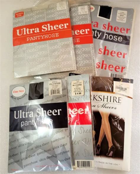 excell ultra sheer pantyhose queen size extra wide assorted colors ~ 6 pair 18 00 picclick