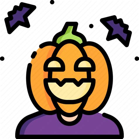 Halloween Pumpkin Head Costume Icon Download On Iconfinder