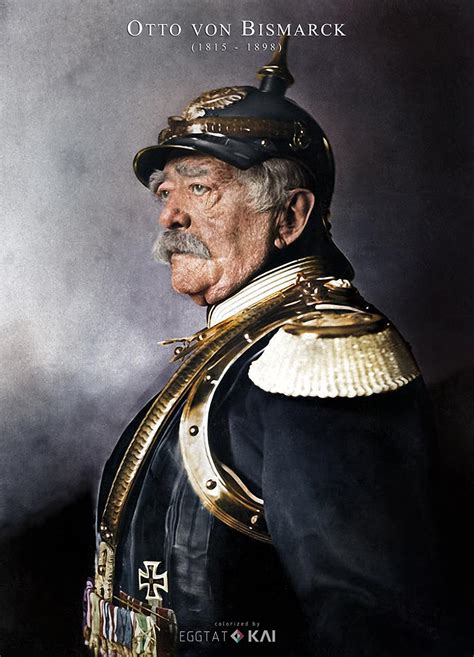 Otto Von Bismarck ‘iron Chancellor Of The German Empire At Age Of 79