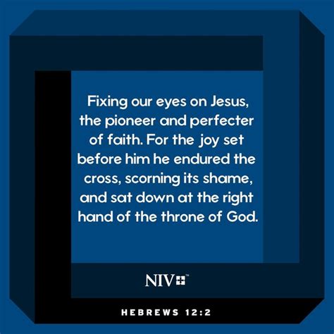 Niv Verse Of The Day Hebrews 122 Bible Verse Pictures Bible