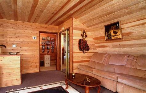 Interior Log Cabin Paneling Tips Design Ideas