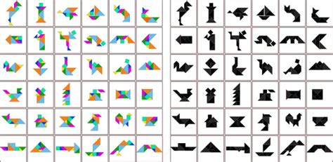 Check out our animal shaped puzzle selection for the very best in unique or custom, handmade pieces from our jigsaw puzzles shops. File:Tangram Puzzles and Silhouettes 01.svg.hi.png - The ...