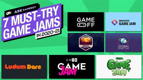 7 Must Try Game Jams Gmtk Jam Global Game Jam And More 2020 21 Youtube