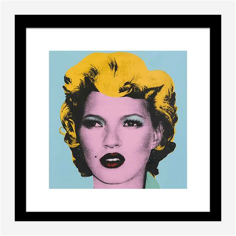 Kate Moss By Banksy Art Print