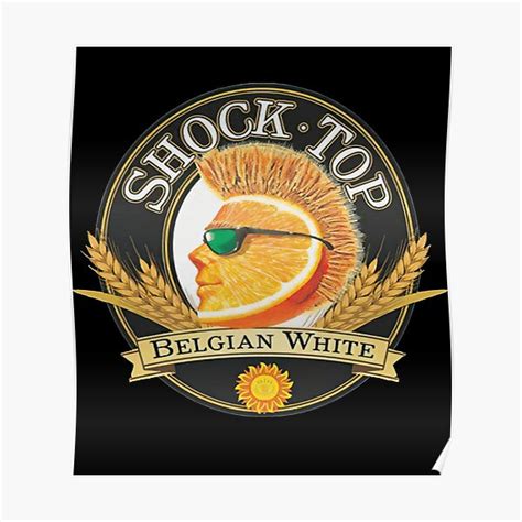 Shock Top Beer Logo Poster By Shopiurago Redbubble