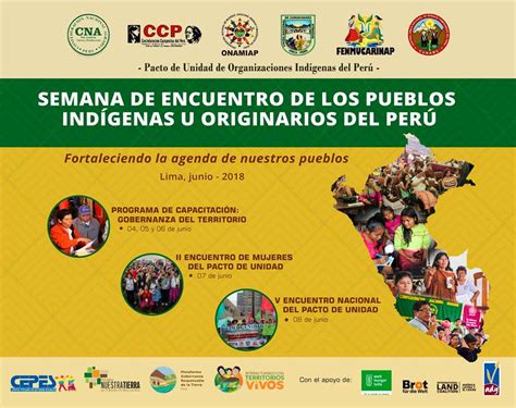 Representantes De Pueblos Indígenas Del Perú Se Reunirán Para