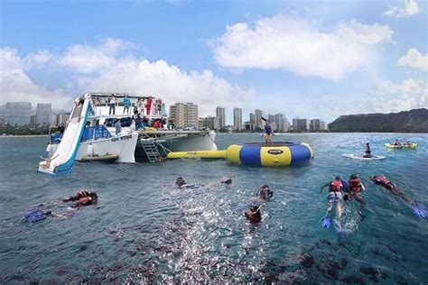 Waikiki Catamaran Cruise With Snorkeling And Paddling 2024 Oahu
