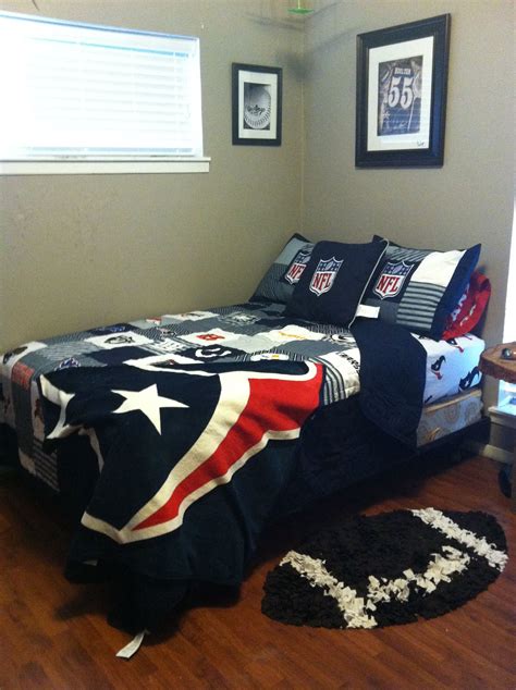 My Sons Room Nfl Bedding For Boys Bedroom Texans Boy Room Kids