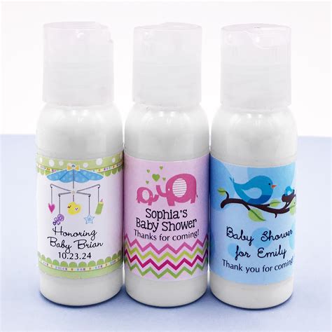 Personalized Baby Shower Hand Lotion Favors Famous Favors