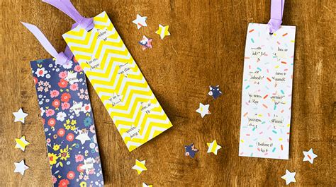 Diy Book Craft For Kids Make Your Own Bookmark With Supplies You Have