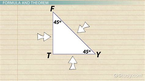 45 45 90 Triangle Formula Rules And Examples Video And Lesson