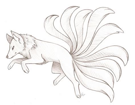 Nine Tailed Fox By Angelnablackrobe On Deviantart