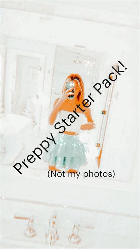 Preppy Starter Pack Starter Pack Packing Starter