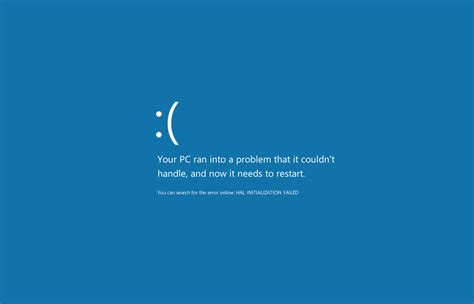 The Blue Screen Of Death Bsod In Windows 8