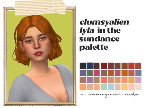 Clumsyalienns Lyla Elle Hair Recolors At Simminginchi The Sims 4