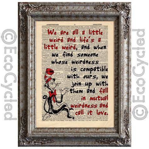 Uss Weird Love Quote Book 100 Exclusive Dr Seuss Quotes That