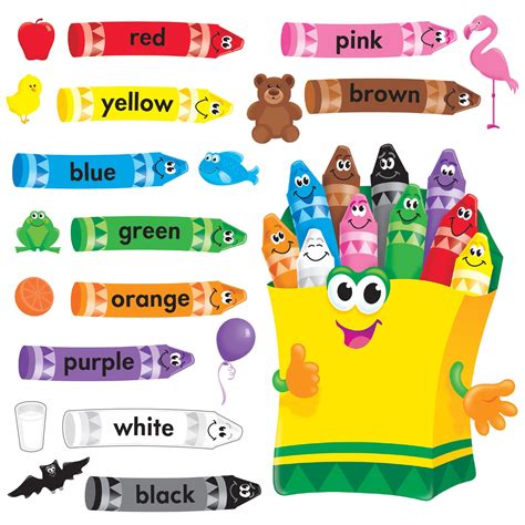 Bulletin Board Set Colorful Crayons T8076 — Trend Enterprises Inc