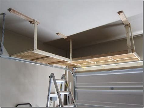 Hanging garage storage diy overhead garage storage rack plans diy. Garage Shelving - Piqued | Diy garage shelves, Garage ...