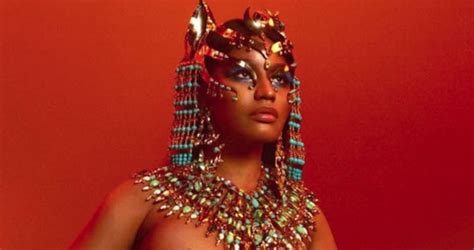 Nicki Minaj Channels Her Inner Cleopatra On Topless Album Cover