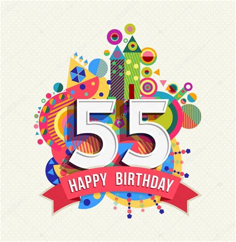 Happy 55th Birthday Wishes Image