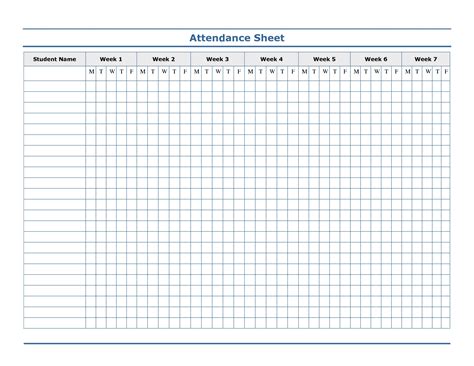 Free Printable 2020 Employee Attendance Sheet Template Calendar Design