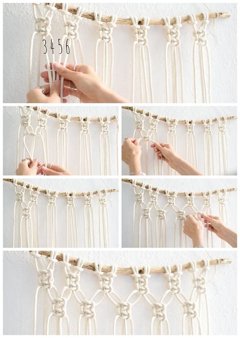 Super Easy Step By Step Diy Macrame Wall Hanging Tutorial With Photos