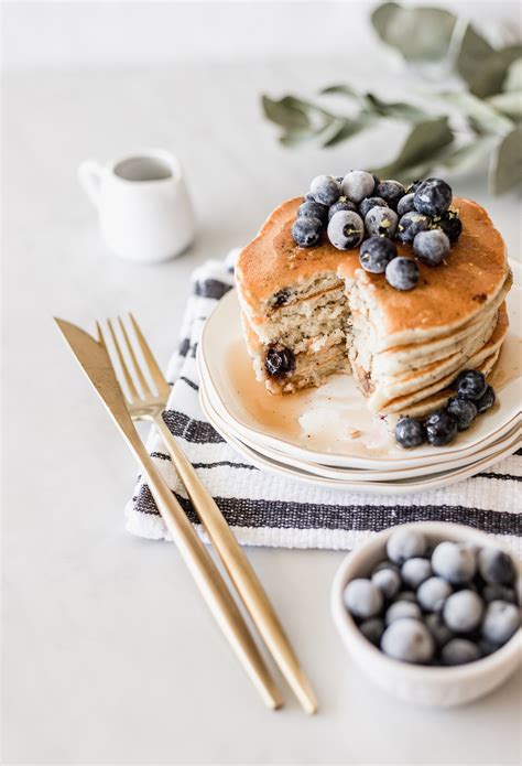 Blueberry Pancakes With Lemon And Poppy Seeds Cravings Journal