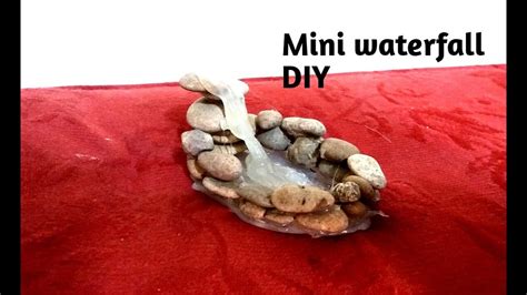 How To Make Mini Waterfall With Hot Glue Diy Hot Glue Craft Youtube