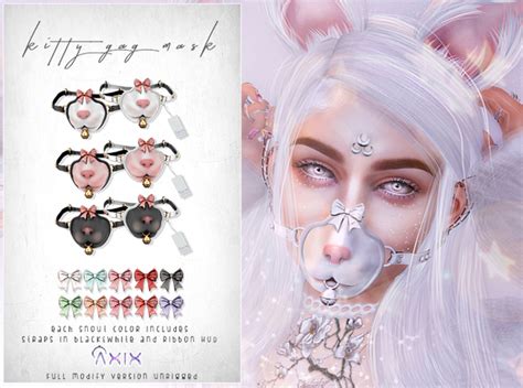 Second Life Marketplace Axix Kitty Gag Fatpack