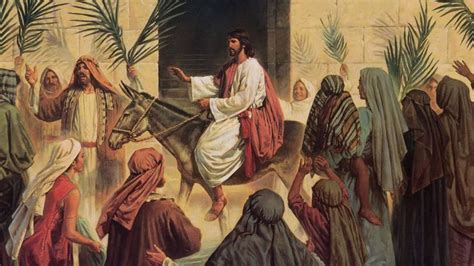 Palm Sunday And The Triumphal Entry In 2020 Triumphal Entry Bible
