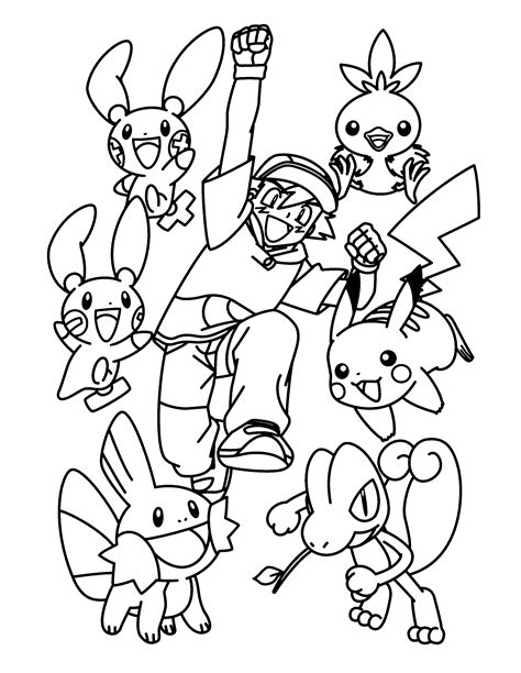 Pokemon Advanced Coloring Pages
